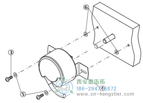 盲孔空心轴编码器的安装方法